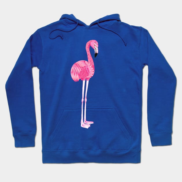 Flamingo Totem Animal Hoodie by FreeSpiritMeg